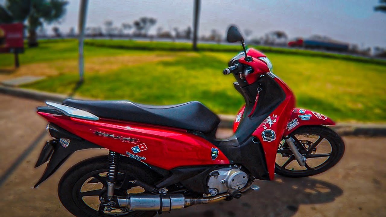 PILOTEI UMA BIZ FUÇADA DE 186cc