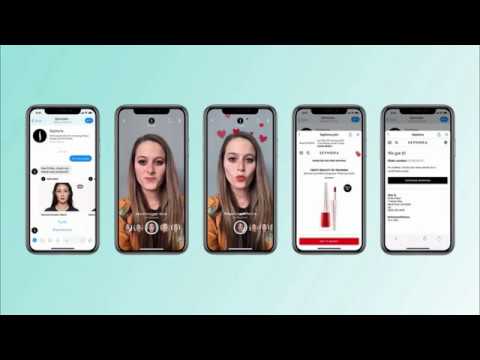 Facebook lets you 'try on' clothes and makeup with AR ads - YouTube