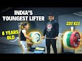 Me vs 8 year old   training with indias youngest weightlifter  yatinder singh