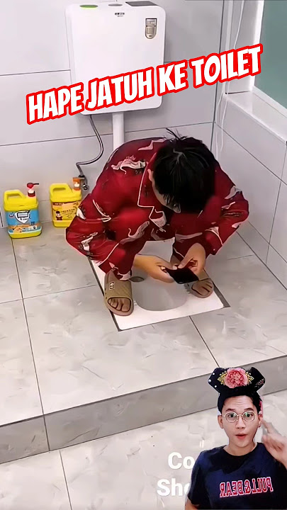 Download lagu PHONE FELL IN THE TOILET⁉️ THAT'S WHY I USED A TOILET COVER😱😍