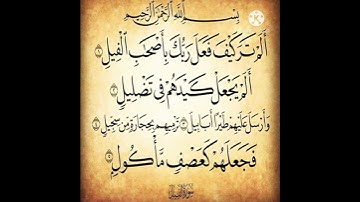 سورة الفيل بصوت جميل للقارئ الصغير