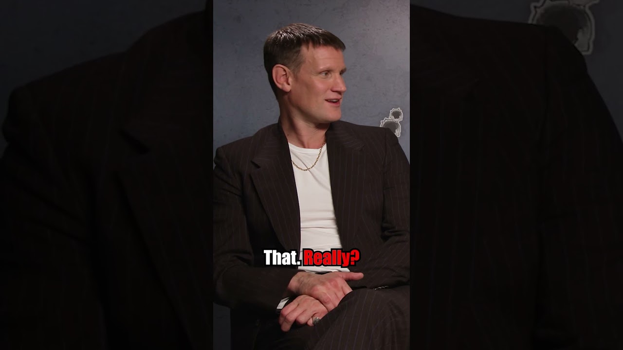 Did Matt Smith get 'Caught Stealing' any props from set?