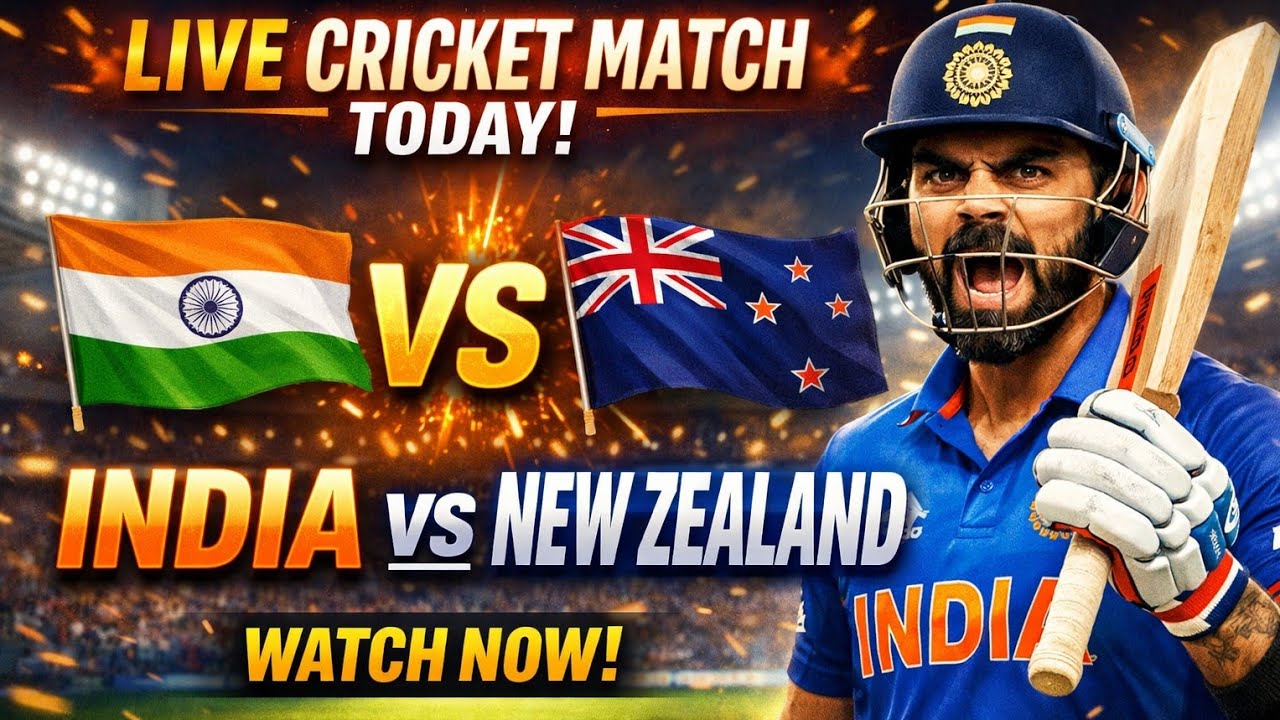 Live Cricket Match Today India Vs Newzealand