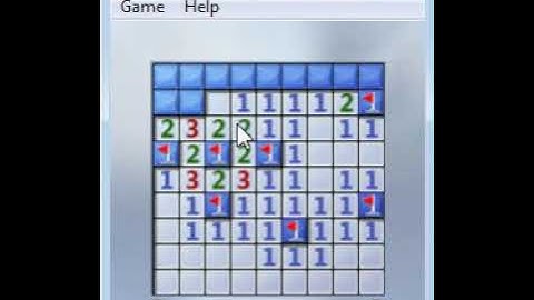 playing minesweeper on windows 7
