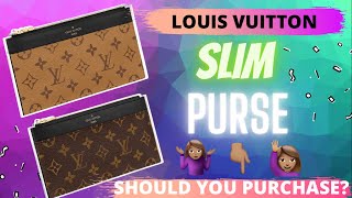 Shop Louis Vuitton MONOGRAM Slim purse (M80348, M80390) by