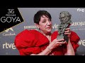 BLANCA PORTILLO, ganadora del Goya a mejor actriz | Premios Goya 2022