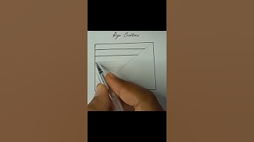 Very Easy!! 3d Drawing Illusion🥴 3D Trick Art On Paper | #shorts #art #drawing #3ddrawing