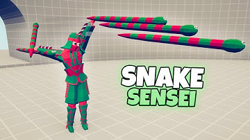 SNAKE SENSEI vs EVERY FACTION | TABS Totally Accurate Battle Simulator Gameplay
