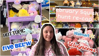 February 2024 SQUISHMALLOW HUNTING Re-Cap! ALL of my hunts from this month!
