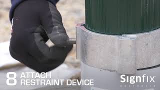 Signfix Aluminium Frangible Pole Installation Instructions