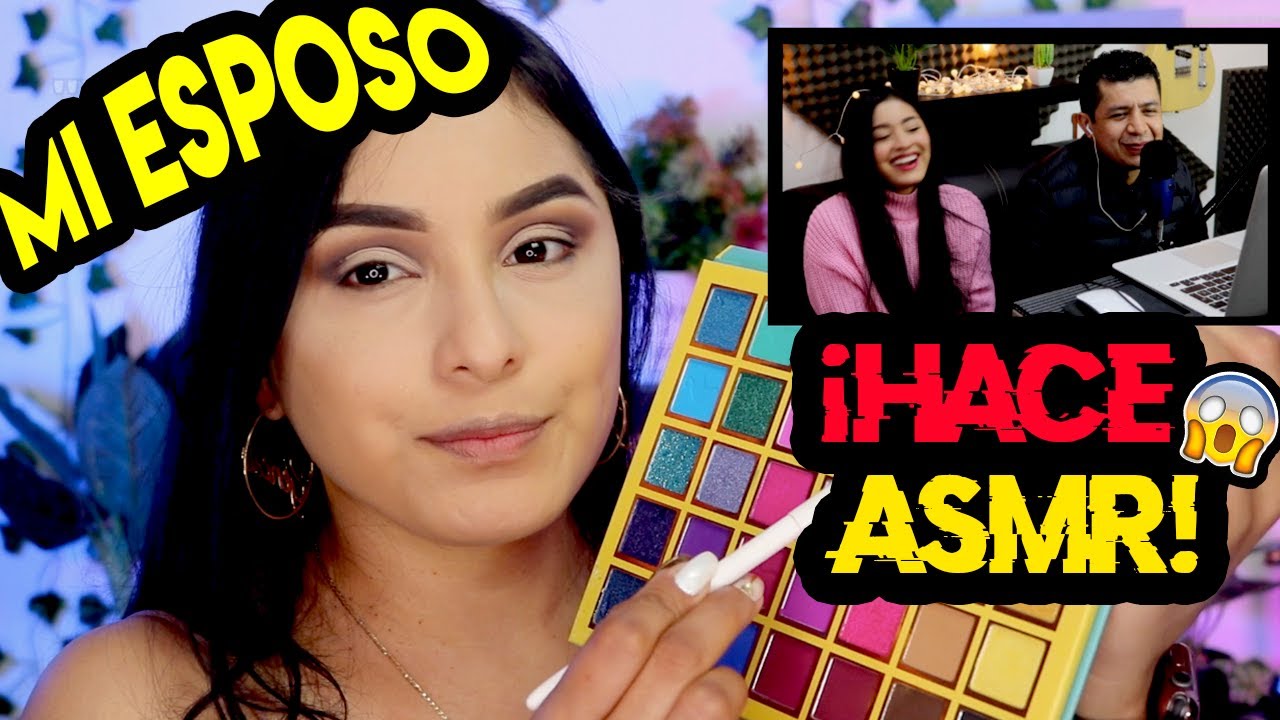 ¡Mi 😰 ESPOSO🎙 NARRA 🤣 MI MAQUILLAJE! 🔥 Mi REACCIÓN I Ges ASMR