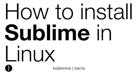 How to Install Sublime in Linux, Ubuntu 16.04 LTS