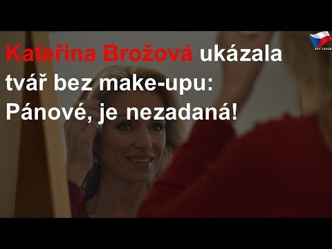 Kateřina Brožová se ukázala bez make-upu. Je co závidět! - YouTube