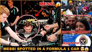 Messi SPOTTED Inside a Formula 1 Car 😱  DJ Khaled Meet MESSI at Miami GP Gone Wild 🔥 