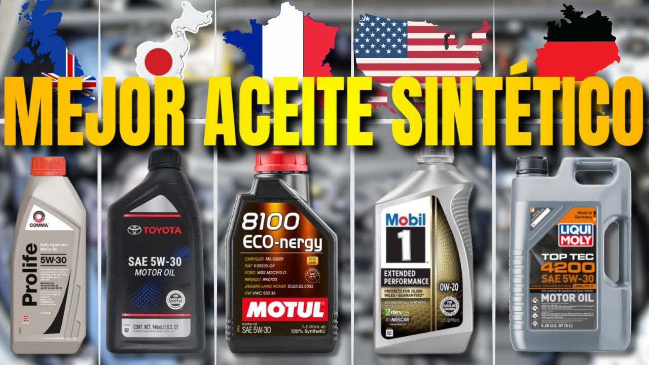 Comparé Aceites Sintéticos De 8 Países — Encontré Diferencias Enormes