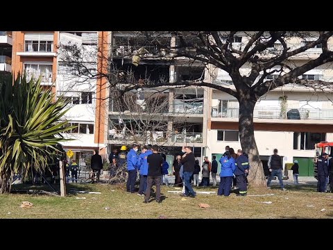 Varios heridos tras explosión en un edificio de Montevideo