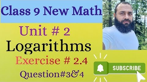 Class 9 Math New Book Exercise 2.4 Question #3&4- Exercise 2.4 9th Math- 9 class Math  Book Ex 2.4