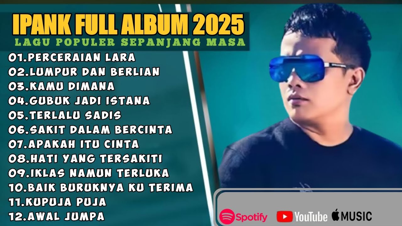 PERCERAIAN LARA - IPANK FULL ALBUM TERBAIK (LIRIK) LUMPUR DAN BERLIAN - LAGU POP MELAYU TERBARU 2025