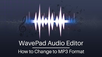 How to Change to MP3 Format | WavePad Audio Editing Software Tutorial