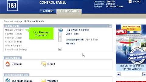 Transferring domain names away from 1and1.com