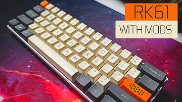 Gave my RK61 a muted feel | Keyboard Modding |