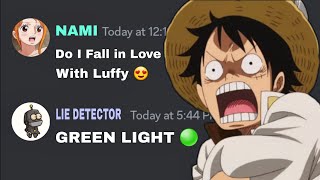 Luffy found Lie Detector | One Piece discord server