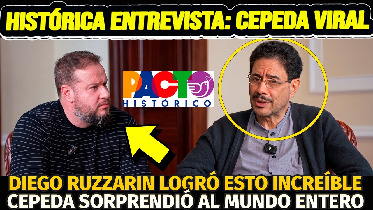 EXCLUSIVA: CEPEDA LOGRÓ HISTÓRICA ENTREVISTA Y ES VIRAL EN TODO EL MUNDO: DIEGO RUZZARIN LO HIZO