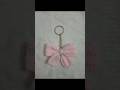 Crochet bow keychains below INR 50 #crochet #handmade #crocheting