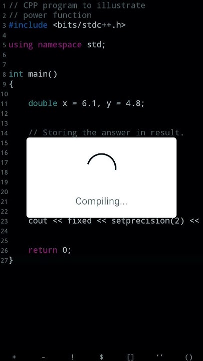 Power Function in C++ #programming #subscribe #foryou #viral # ...