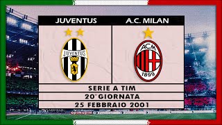Serie A 2000-01, g20, Juventus - AC Milan