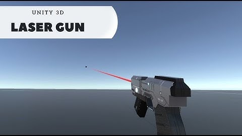 How To Make A Laser Gun in 3 MINUTES | Unity 3D