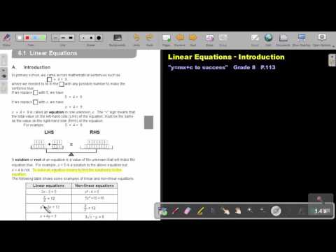 6.1 Linear Equations - Introduction - Chapter 6 - part 1