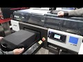 EPSON 초고속 산업용 DTG printer 데모장비 시연 EPSON F3070 Demo- Impressions Expo 2020, USA