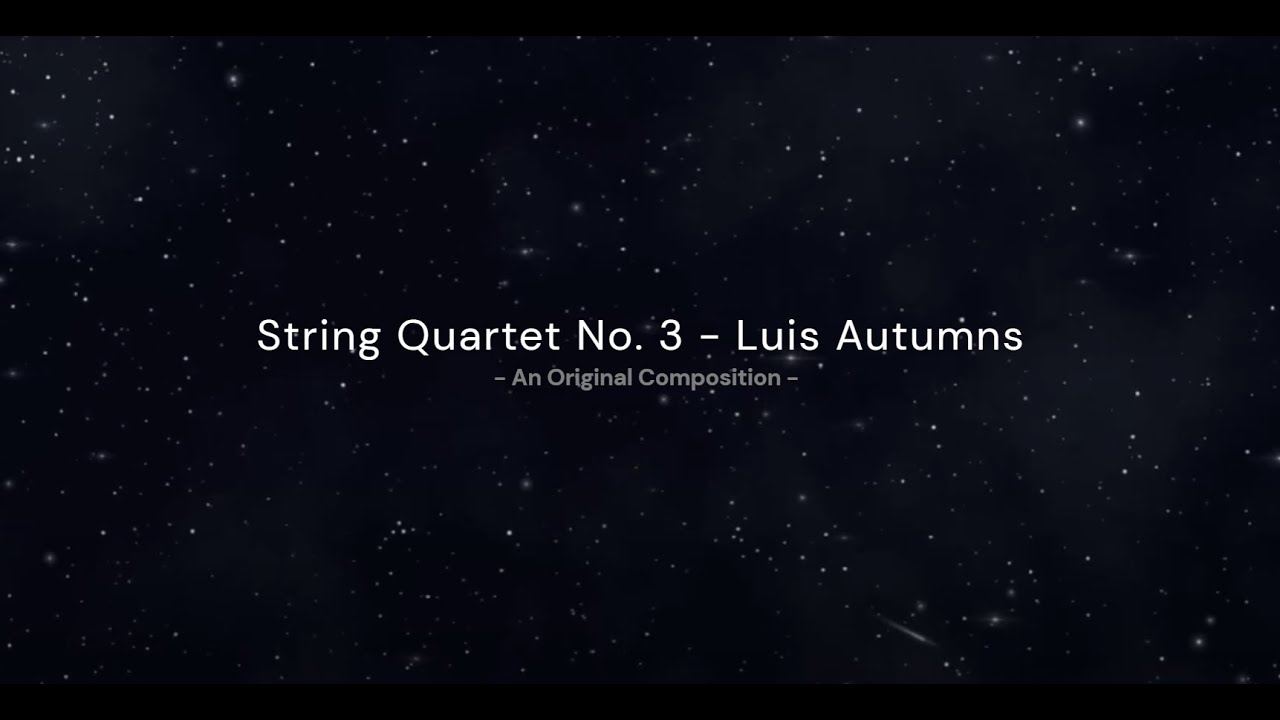 String Quartet No. 3 'In tune'