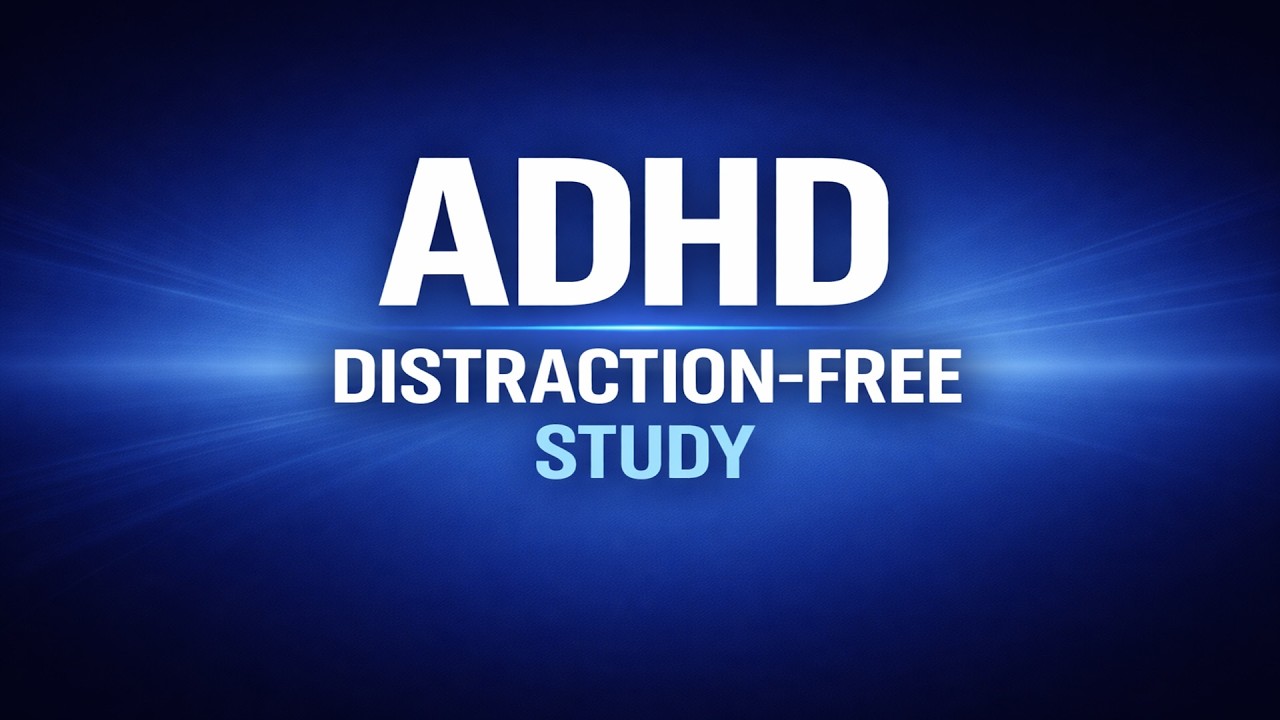 3 Hours ADHD Focus Music for Deep Work and Distraction Free Study | Deep Work Atmosphere