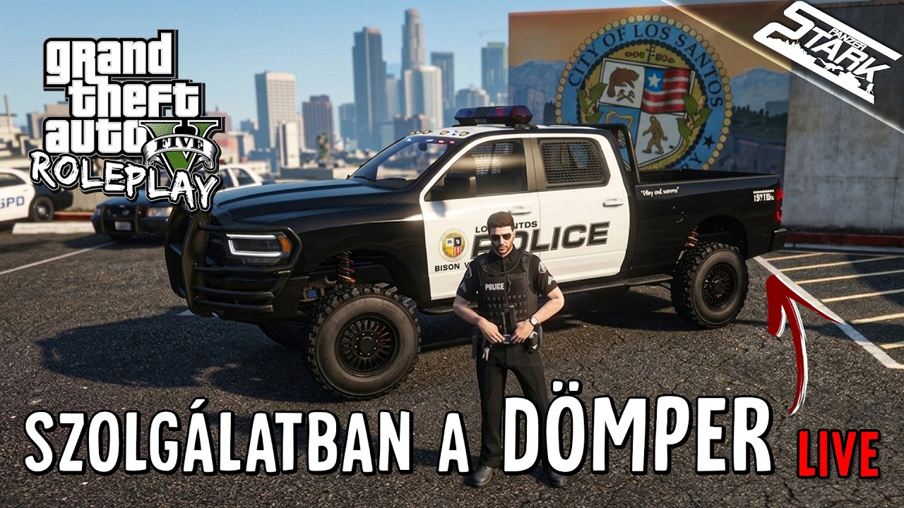 FTU Meeting & Szolgálat a DÖMPERREL - GTA 5 RolePlay #61 - Stark Galaxy2.0