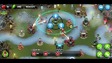 Scare Tactics : Hard Strategy 2 Flak only (No Mods, No Items, Perfect) | Alien Creeps