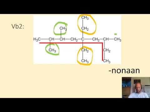 Naamgeving en structuurformules van koolwaterstoffen (KWS) (organische chemie, deel 1)