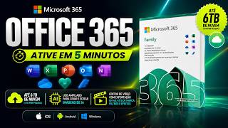 Pacote OFFICE 365 OFICIAL em 5 Minutos (100% LEGALIZADO)