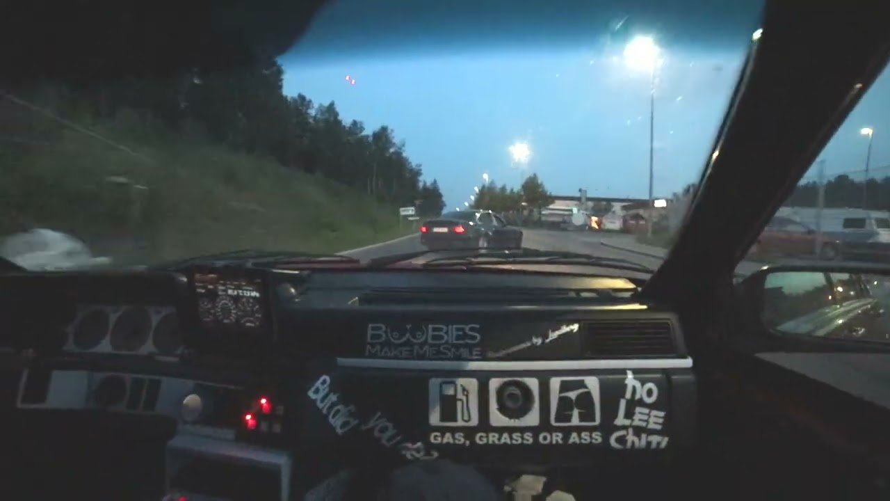 Streetdrifting ends in crash, i injured 2 vertibrae and got a wiplash.