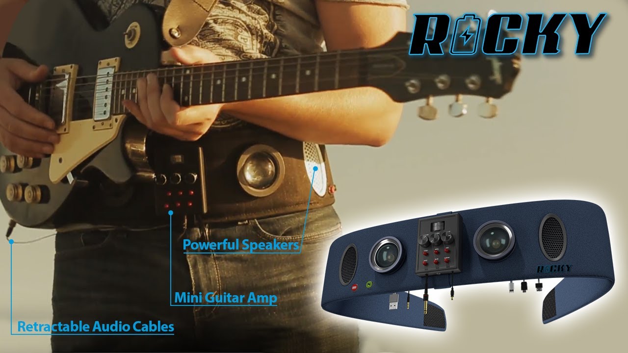 RockyBelt Wearable Charger & Guitar Playing Kit on Indiegogo