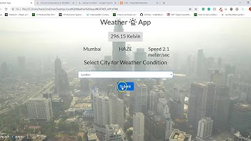 Local Weather Application using OpenWeather API