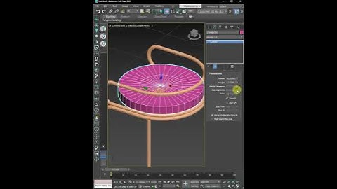 Chair modeling in 3ds max