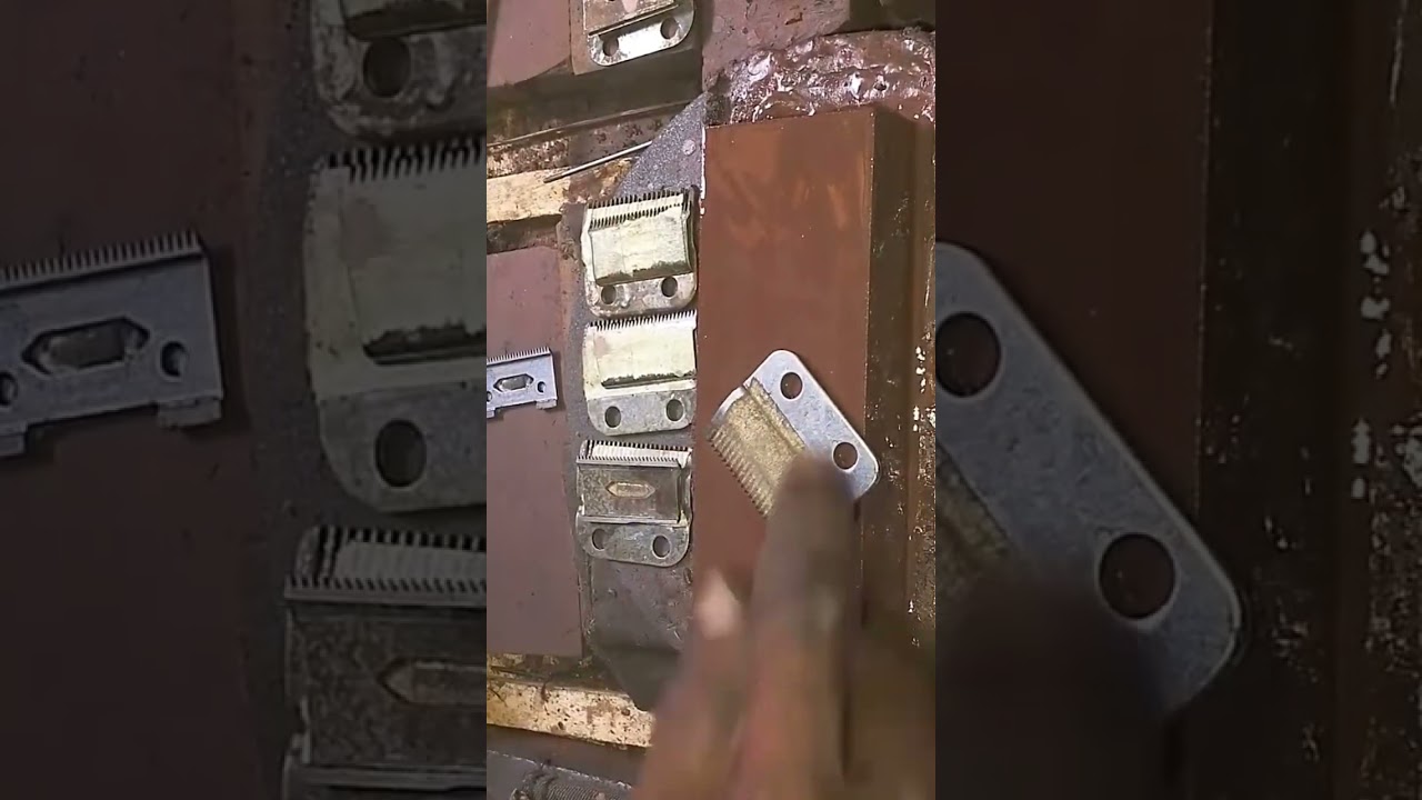 Профессиональная заточка лезвий машинки для стрижки.