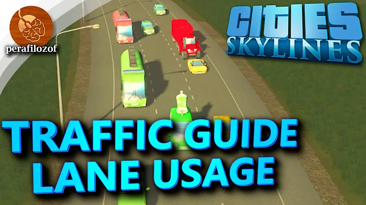 🚦How to fix Traffic flow & Lane Usage No Mods on Console Tutorial Cities: Skylines |Traffic guide #2
