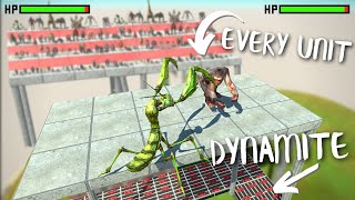 1 vs 1 Tournament on Dynamite Arena With HP Bar  Animal Revolt Battle Simulator | ARBS