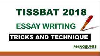 TISS-BAT 2018 ESSAY WRITING TRICKS AND TECHNIQUE