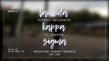 Lambda Kappa Sigma - Fall 2020 Recruitment