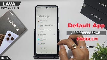 How to change default apps in lava yuva 3 | Lava yuva 3 pro Default app settings | Reset default app