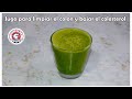 Baja el mal colesterol y limpia tu colon tomando este jugo verde.